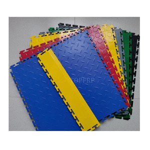 Industrial Workshop Pvc Floor Tiles Anti-slip Interlocking Pvc Flooring Mats for Garage Car Washing Shop - Product Image 1