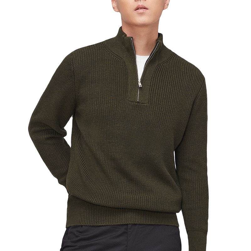 Men Classic Fashion Rib Knit Cashmere