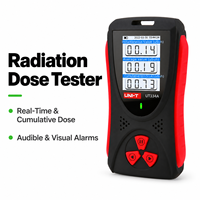 Détecteur de rayonnement nucléaire de haute précision Uni-T UT334A, compteur à tube Geiger-Müller avec alarme, rayons X, Y, bêta, gamma, unités USv/mSv