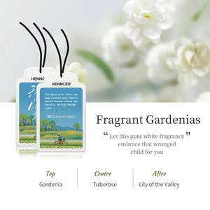 NFC 13.56MHz suspendu aromathérapie carte huiles essentielles fleur parfum voiture désodorisant cadeau pour les femmes accessoire de contrôle d'accès - Product Image 5