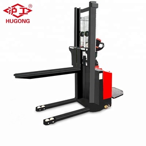 Carretilla elevadora 1.5ton 3 metros Apilador de paletas de energía eléctrica Apilador de paletas de horquilla semieléctrica hidráulica - Product Image 4