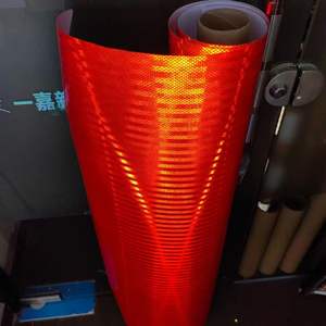 ملصق لاصق منشوري من الفينيل ، مادة أكريليك مرنة للاستخدام التحذيري - Product Image 2