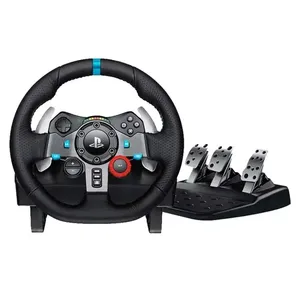 Volante de Carreras <span class=keywords><strong>con</strong></span> Cable Logitech <span class=keywords><strong>G29</strong></span> <span class=keywords><strong>con</strong></span> <span class=keywords><strong>Palanca</strong></span> de Cambios de Pedal y Giroscopio de Seis Ejes Compatible - Product Image 1