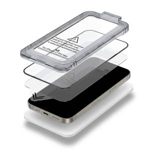 Kit de Protector de Pantalla de Vidrio Templado 9H con Instalación sin Polvo para <span class=keywords><strong>iPhone</strong></span> 16 17 con Protector de Lente de Cámara, Venta al Por Mayor - Product Image 1