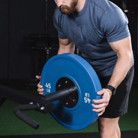 Machine à presse pectorale à plaques Tellus - Banc de musculation inclinable/declinable/plat réglable pour les bras et le dos, usage commercial léger