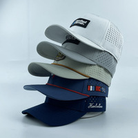Gorra de Béisbol con Logotipo Personalizado, Silicona en Relieve, Perforada con Láser, Transpirable, para Uniformes de Equipo, Regalos Promocionales