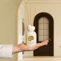 Diffuseur de parfum personnalisé de 120 ml avec boîte cadeau, 4 options de parfum, diffuseur d'arômes pour la décoration de la maison, senteurs mélangées et étiquette privée OEM