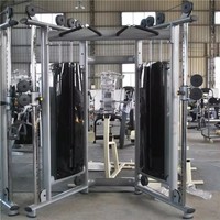 SQ-7044 Shengqi Station de musculation multifonctionnelle de haute qualité avec poulies réglables, en acier Q235, certifiée CE pour salle de sport