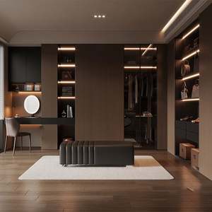 Armoire Pliante Convertible de Designer, Armoire en Bois Massif Entièrement Personnalisée, Meubles de Luxe Modernes pour Appartement, Grand Format - Product Image 2