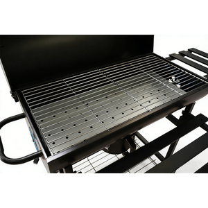 Parrilla de Carbón Grande Tipo Barril con Estante para Jardín, Camping, Patio, Fiestas y Picnics - Product Image 3