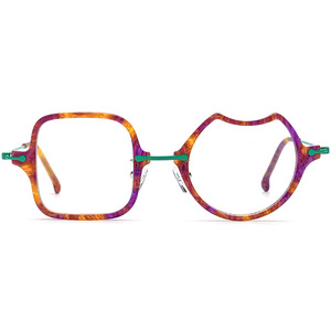 Nuovo acetato Mix di titanio occhiali geometrici speciali occhiali da vista per tutti i viso di alta qualità occhiali ottici di lusso - Product Image 5