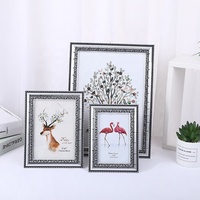 Cadre Photo PS en plastique multi-styles, prix bas, joli cadre Photo avec verre en plexiglas