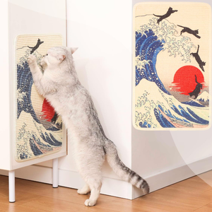 Natural Sisal Cat <b>Scratch</b> Mats Cat Scratching <b>Pad</b> Fabric Organic Cat Trees & Scratcher - Product Image 1