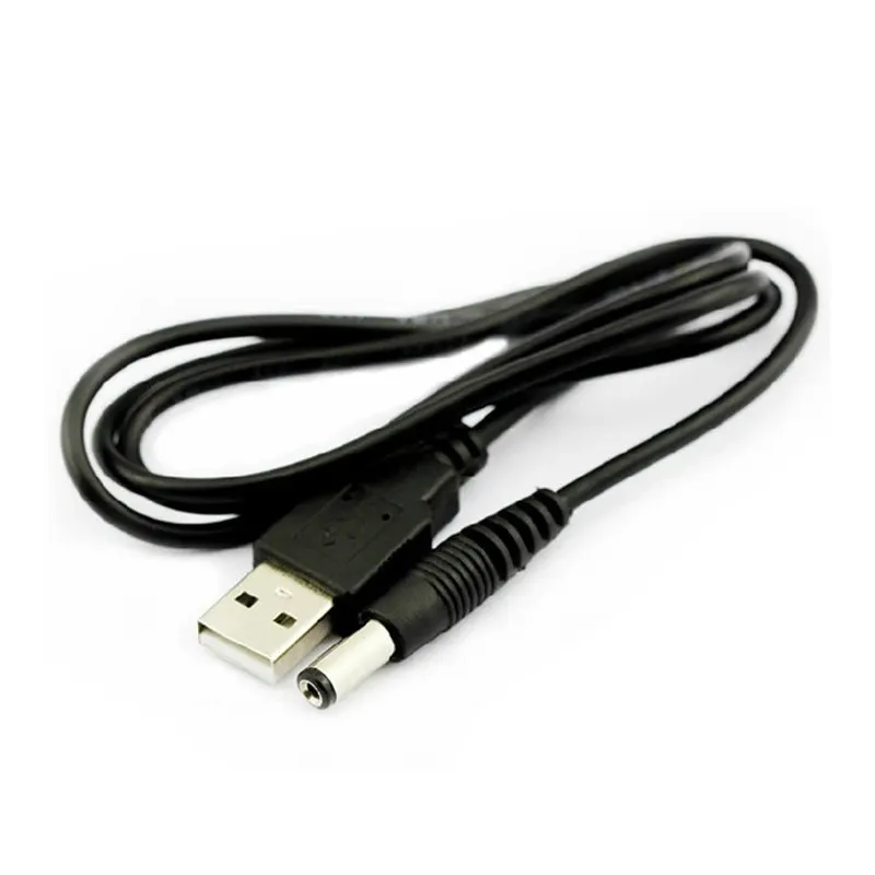 DC 5521 DC 5525 USB AM-DC USB AM до бочка со штепселем кабель-Переходник USB в DC 5,5 мм/2,1 мм/2,5 мм штекер 5 вольт постоянного тока бочоночного разъема кабеля питания
