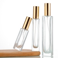Fabricante de Botellas de Perfume de Vidrio Vintage, Venta Directa, Elegante Botella de Perfume con Pulverizador de Niebla Fina para Uso en el Hogar y Viajes