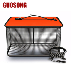 Panier <span class=keywords><strong>de</strong></span> pêche flottant en nylon 320g 500g, pliable, seau <span class=keywords><strong>de</strong></span> rangement portable pour équipement <span class=keywords><strong>de</strong></span> pêche, cage <span class=keywords><strong>de</strong></span> pêche en gros - Product Image 1