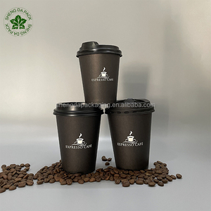 Tasses à café jetables en papier, imprimés de couleur turque, écologiques avec couvercles, pièces - Product Image 4