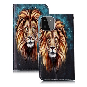 Étui de téléphone portable en cuir avec impression exquise, étui à rabat pliable pour <span class=keywords><strong>Samsung</strong></span> A22 A32 4G/A82/S21 FE - Product Image 2