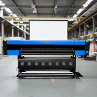 Impresora de Inyección de Tinta Automática de Alta Velocidad Audley I3200 con 4 Cabezales de Impresión Epson para Sublimación en Rollo de 1.9m para Textiles, Flex y Ropa