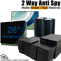 Film de protection anti-espion mat bidirectionnel en rouleau, angle anti-espion de 26 degrés, protection contre les chocs, film de confidentialité, fourniture d'usine, taille personnalisée