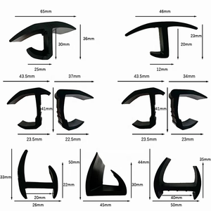 Pvc Van Truck Contenedor de envío Junta de sello de puerta de goma Juntas de goma Remolque Congelador Puerta de cámara fría Sello de junta - Product Image 3
