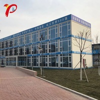 Conteneur commercial modulaire moderne de stockage de kits maisons portatives préfabriquées paquet plat fabriqué en Chine