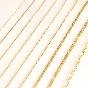 Collar de Cadena Gruesa de Acero Inoxidable de Alta Calidad, Resistente al Agua, Joyería de Moda, Chapado en Oro de 18K para Mujer - Product Image 3