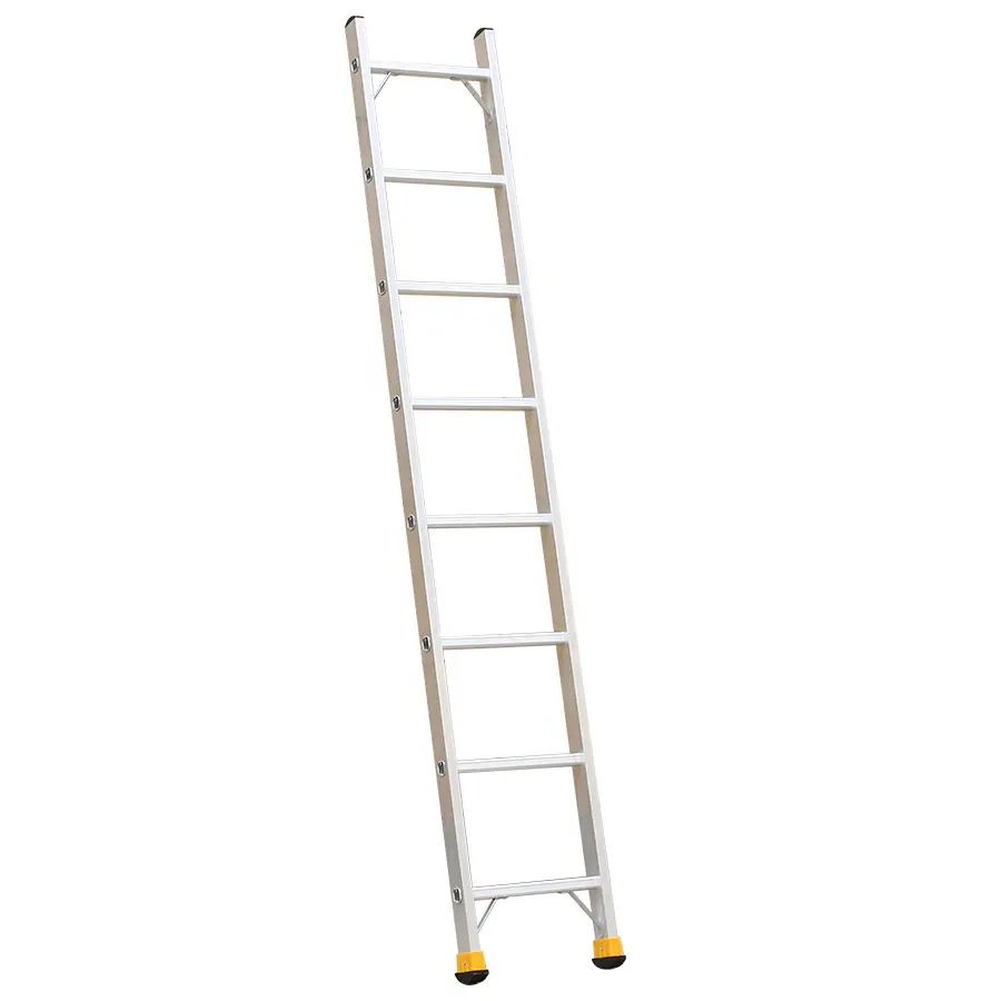 Hot sale 8 step 375lbs compact solid portable aluminium ladder for home and industrial use