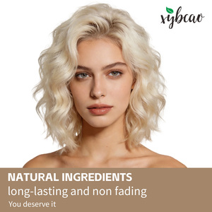 Crème Colorante Capillaire Naturelle à Base de Plantes Qualité Supérieure 500ml Teinte Cristalline Lumineuse Effet Soyeux Lisse Sûr pour le Cuir Chevelu Personnalisable - Product Image 5