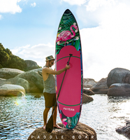 Planche à pagaie gonflable Flamingo Drop Stitch de conception nouvelle 2025 Fayean, fournie par l'usine, avec tous les accessoires, planche de surf