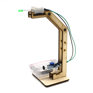 Kit de lumières à commande sonore, jouet éducatif en bois pour enfants, expérience scientifique, outil d'apprentissage DIY STEM - Product Image 1