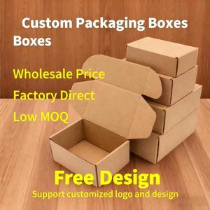 Cajas de cartón plegables para envíos, cajas de cartón para embalaje de ropa impresas a medida, cajas de cartón para correo. - Product Image 3