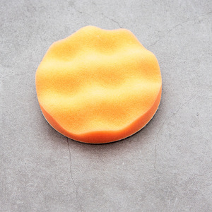 Car Polishing Sponge Pad Round White Fuzzy Material For Auto Detailing - Product Image 3