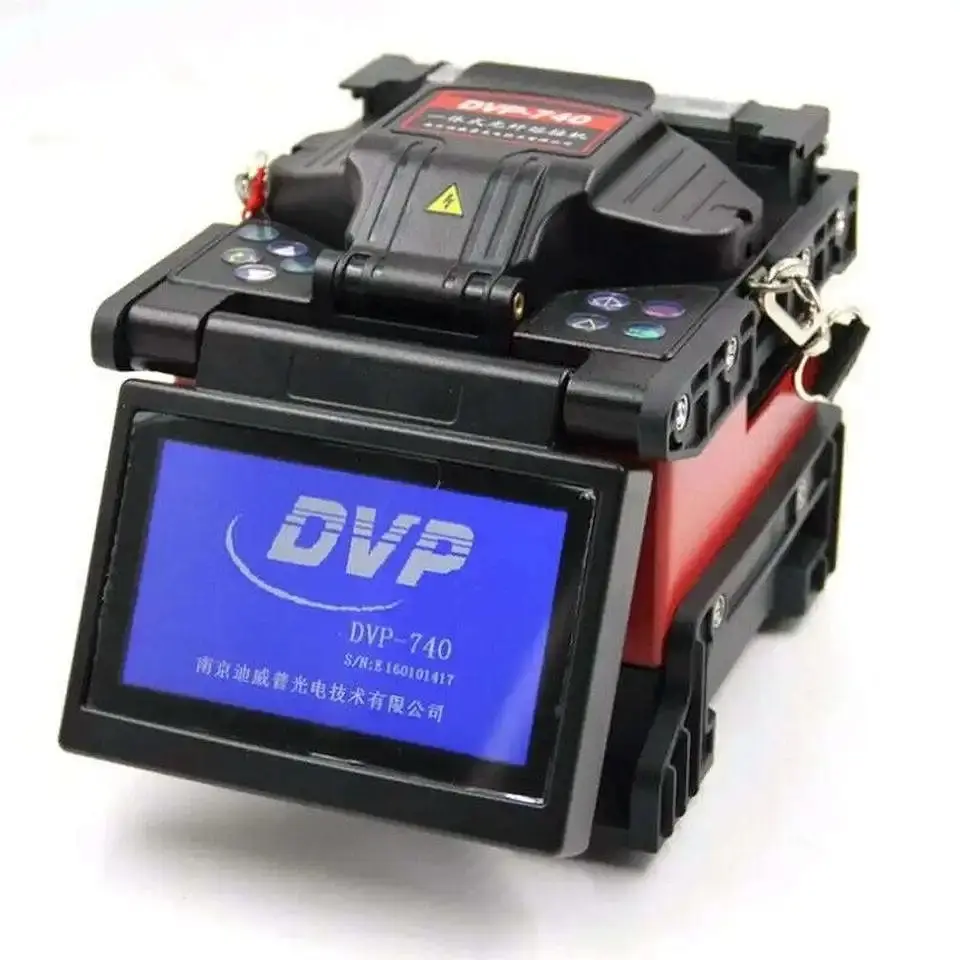DVP740フュージョンマシンスプライサーFTTH光ファイバーケーブルツールおよび機器DVP740溶接機光ファイバーキットfttx