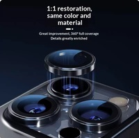 Protection d'objectif de caméra anti-traces de doigts AR+AF Eagle Eye, film en verre trempé facile à installer pour iPhone 17 18 Pro Max, incassable