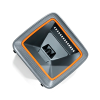 Lecteur de codes-barres omnidirectionnel 2D à grande fenêtre, dernier modèle de lecteur de codes QR de bureau DP9390 pour la vente au détail et les supermarchés