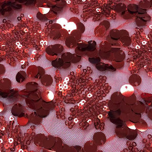 9mm Sequin Tissu Broderie Tissé Uni 100% Polyester Paillettes Sparkle <span class=keywords><strong>Tulle</strong></span> pour Robes de Mariée Filles et Garçons - Product Image 3