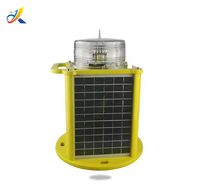 3-7 milles nautiques Lumière solaire tout en un LED balise d'obstacle IP68 étanche clignotant réfléchissant
