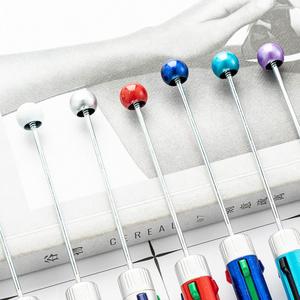 Customizable 4-in-1 Multi-Color Bead <b>Pens</b> - Bulk Wholesale for Students & Promotional Gifts - Product Image 3