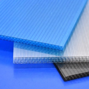 Haute résistance 8mm clair cellulaire pc <span class=keywords><strong>polycarbonate</strong></span> toit panneau en nid d'abeille feuille creuse à vendre - Product Image 5
