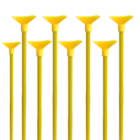 Jaune 7mm ventouse Composite arc classique sécurité caoutchouc tir à l'arc pratique jeu pour adolescents enfants fibre de verre plastique