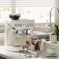 Machine à café expresso cappuccino fraîche de fabrication professionnelle avec fonction de broyage