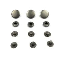 Bouton en métal en acier inoxydable personnalisé en gros 655 #   Bouton-pression