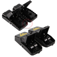 Lot de 6 grandes pièges à souris en plastique ABS, pièges à ressort pour rats de grande taille, fabrication chinoise