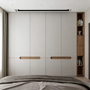 Armario de Madera Personalizado de Alta Calidad BALOM, Diseño Minimalista con Tiradores Invisibles, Mueble de Dormitorio Robusto y Duradero - Product Image 2