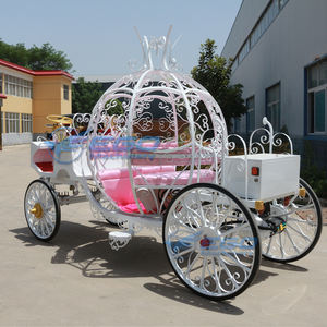 รถม้าฟักทองไฟฟ้าสำหรับเจ้าหญิงแฟนตาซีรถม้าฟักทองของซินเดอเรลล่าขนส่งแบบพิเศษ - Product Image 5