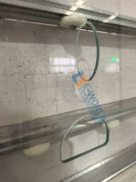 Machine de sablage vertical CNC pour verre 2030 avec moteur 12KW et broche 15KW pour un traitement du verre à haute productivité