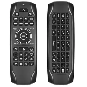 G7 Drahtlose Fernbedienung 77 tasten Air Maus Mini Tastatur IR Lernen 6-Achse Gyroskop Backlit für Android TV box H96 Max 3318