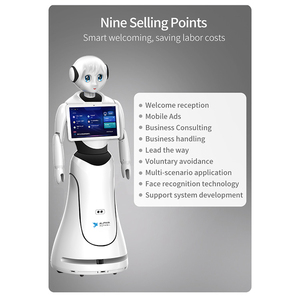 <span class=keywords><strong>Robot</strong></span> de réception humanoïde Alice AI avec interaction vocale intelligente et écran tactile pour un accueil et une orientation efficaces dans les hôtels - Product Image 6