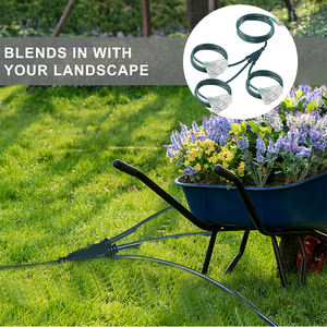 1-to-9 Way Heavy Duty Power Splitter Cord, 3×Triple Tap Outlets, Green SJTW 15A Electric Extension Cord for Outdoor - Product Image 4